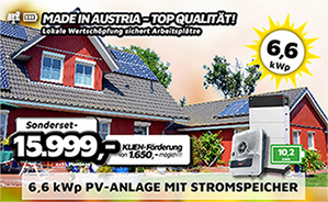 6,6 kWp PV-Anlage Made in Austria